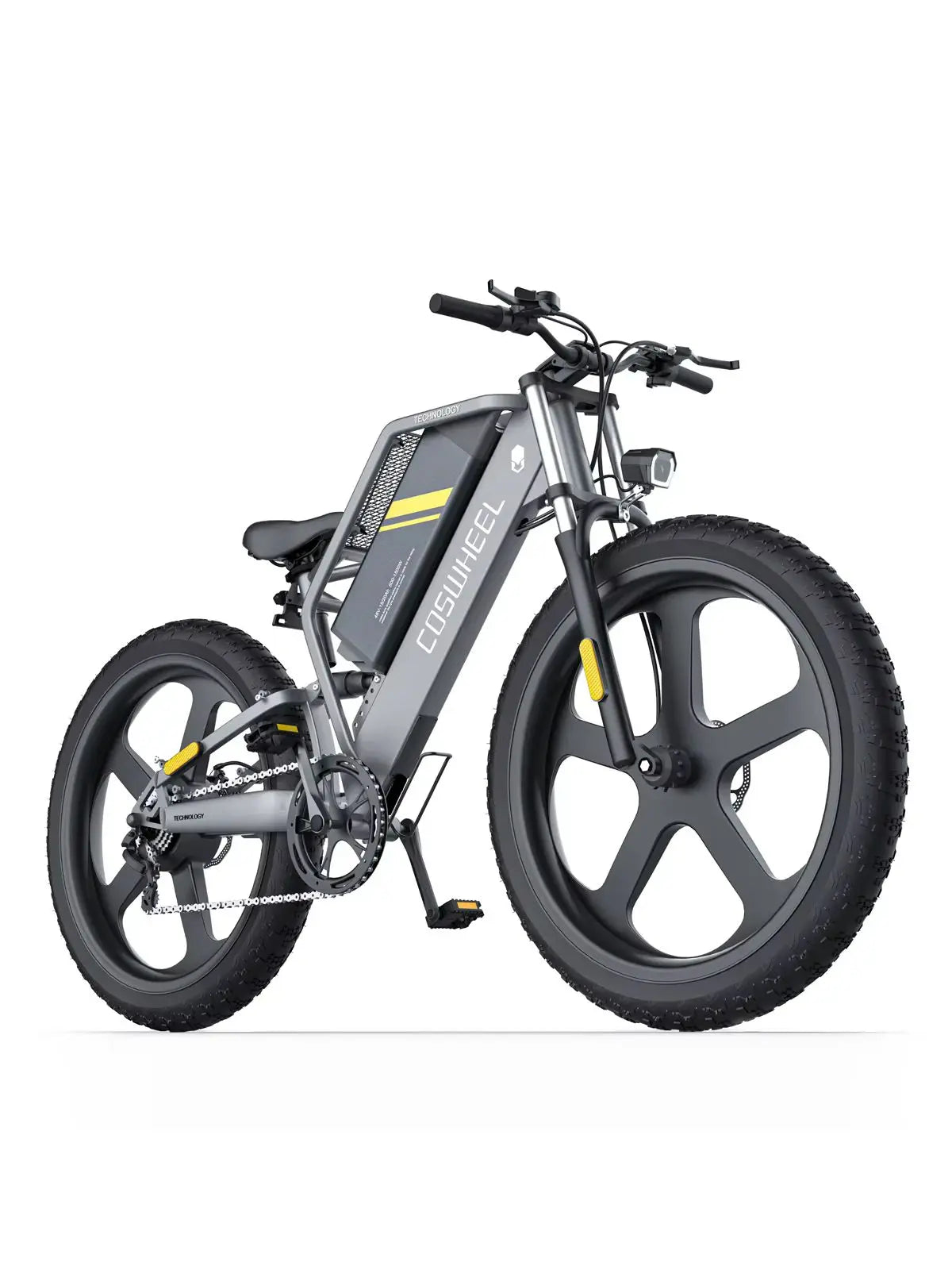 COSWHEEL T26 Electric Bike 26Inch Fat tires Mountain 1000W 48V 25AH hydraulic brake  Off Road