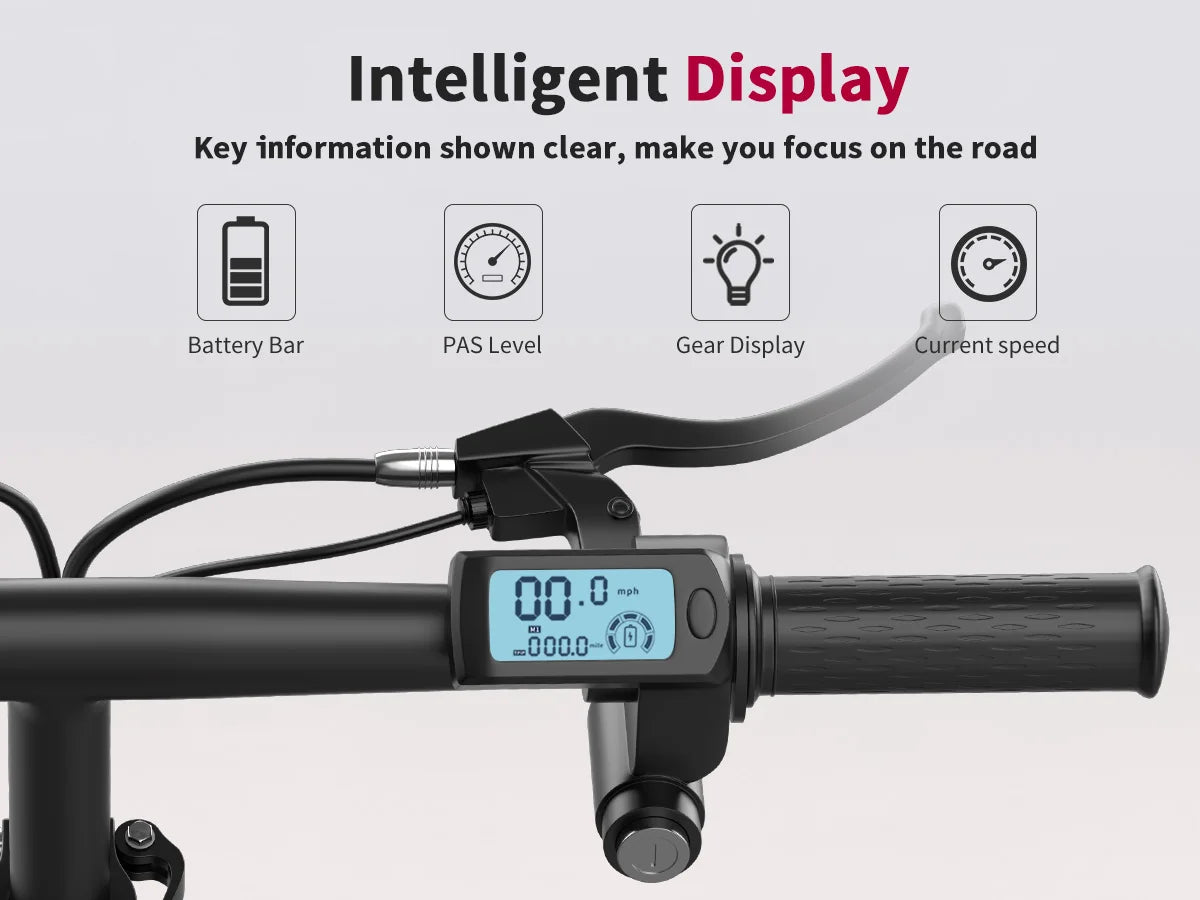Folding Electric Scooter, 700W Peak Motor 48V 17.5Ah 300lbs Max Load,10 Full Shock Foldable