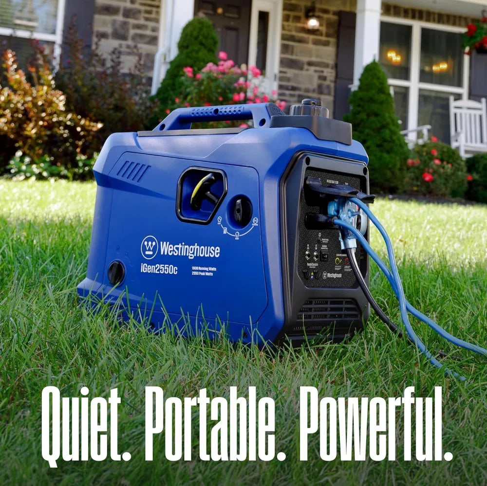 2550W Super Quiet Portable Inverter Generator, RV Ready 30A Outlet, GAS Power,CO Sensor,NOT SOLAR