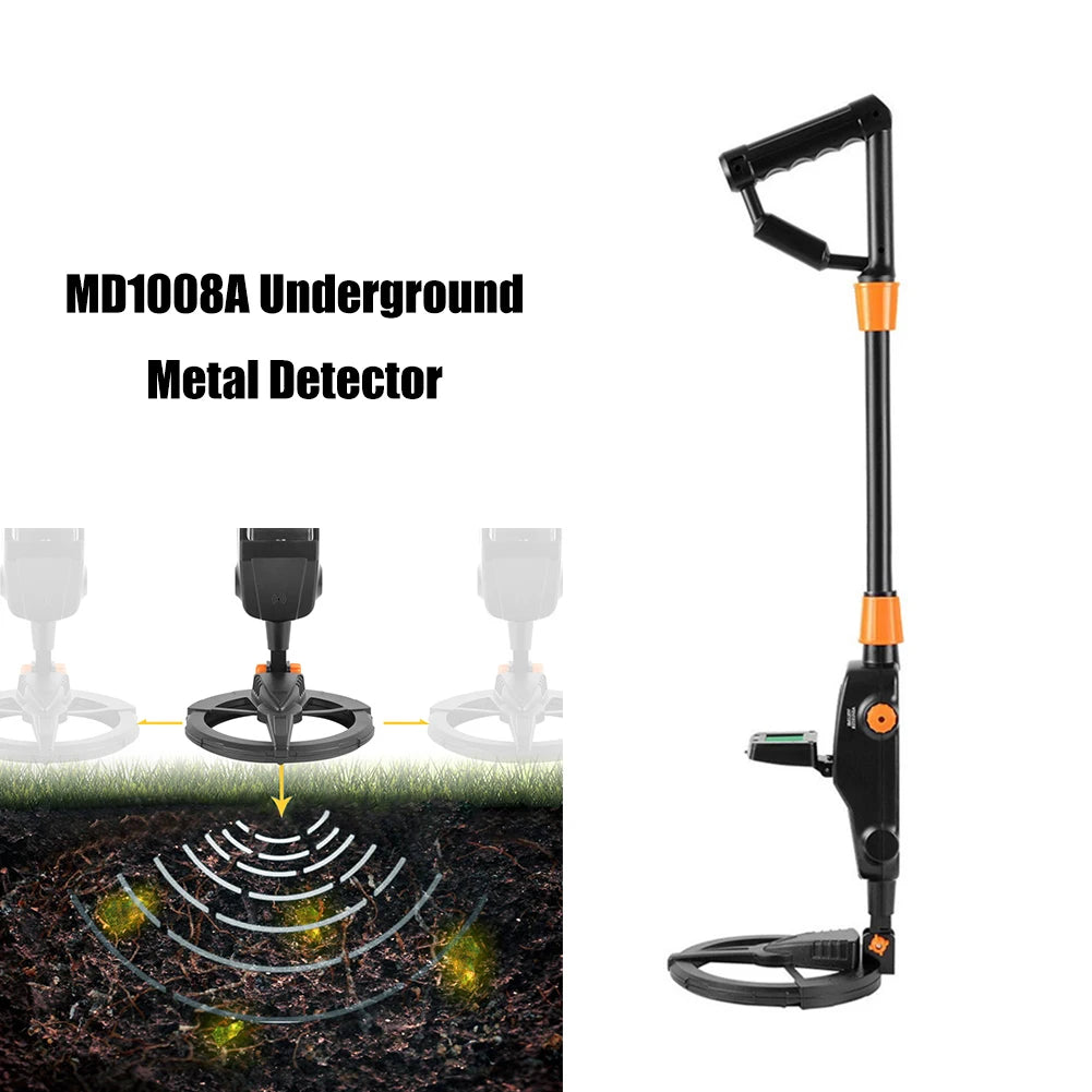 MD1008A LCD Gold Metal Detector Treasure Underground Sensitive Search Coil Main Unit