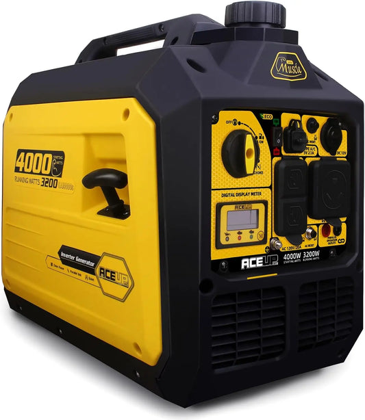 4000 Watt Portable Inverter Generator, Gas Powered Generator Quiet for Home, RV-Ready, EPA