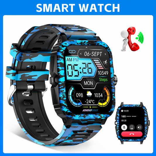 Smart Watch 3ATM Waterproof1.96" KT71 Fitness Tracker Heart Rate Bluetooth Call  Original Design