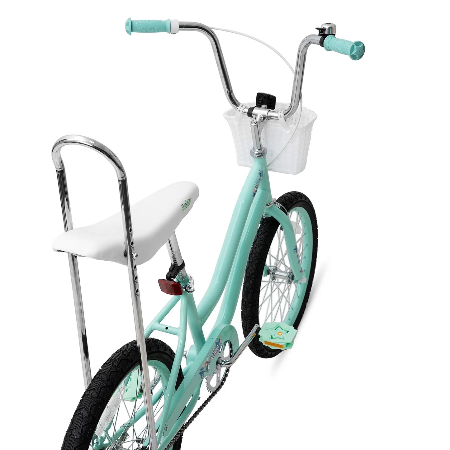20 Inch Girls Bike,Training Wheels, Banana Seat, Girls Ages 7-12 Years Old,Handbrake/ Coaster Brake