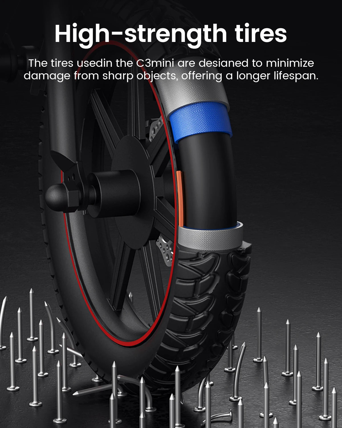 DYU C3 14 inch Electric Bicycle Peak 500W Motor 36V7.8AH Lithium Battery Electric Bike , city