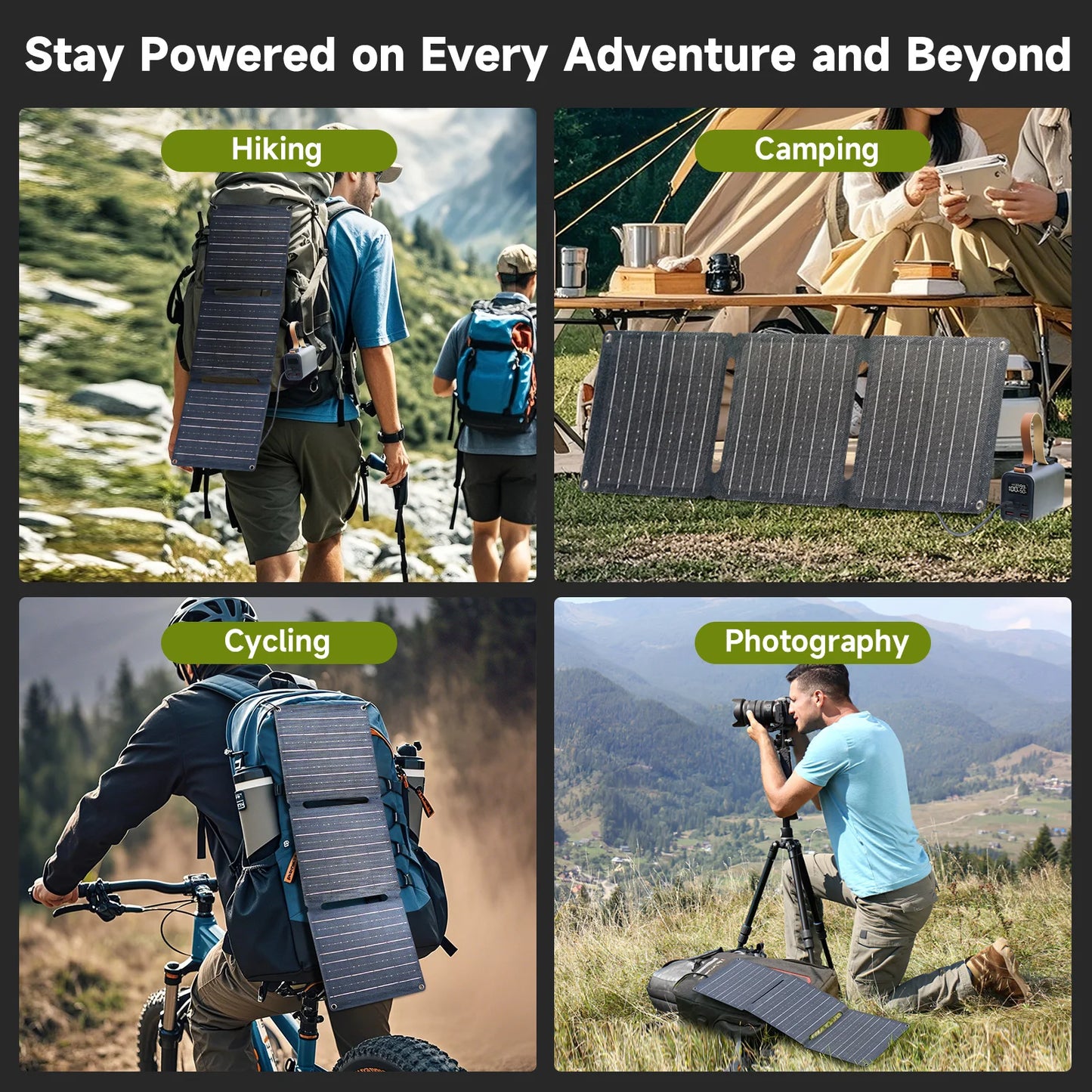 Power Bank PB 100W Fast Charging ,21W Solar Panel Portable Battery Charger For Laptop Phone