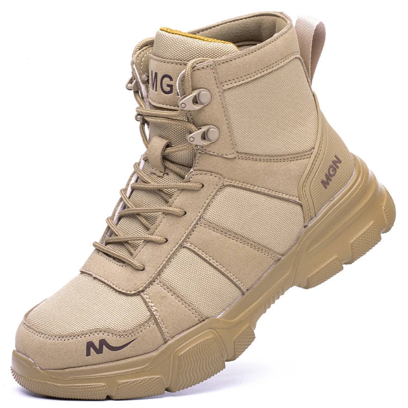 Boots Indestructible Safety Men Steel Toe  Puncture-Proof Sneakers; Women Non Slip Work Shoes