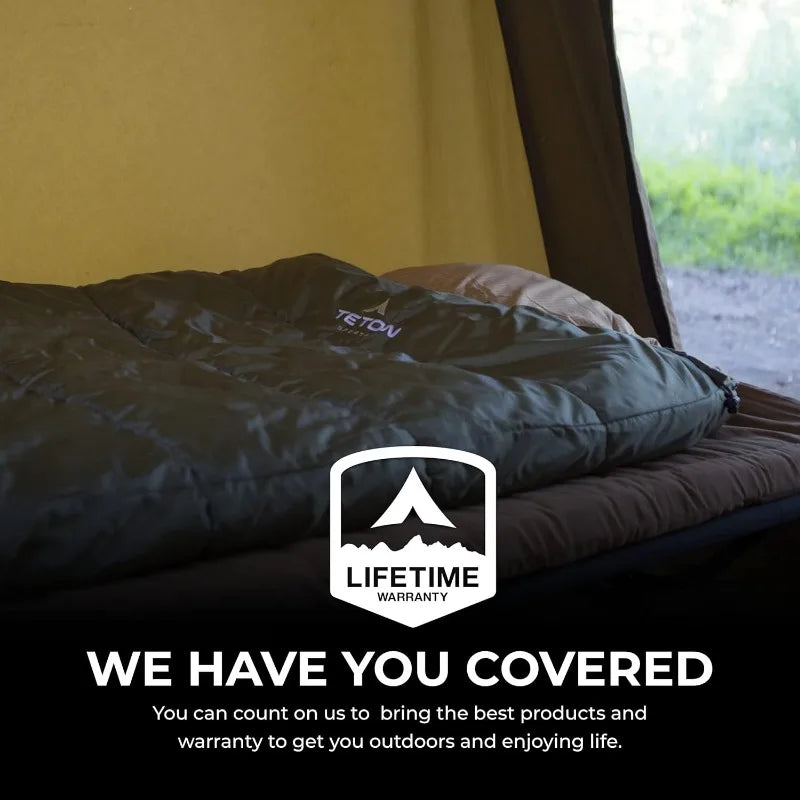 XL, -25F, 20F, 0F Degree Sleeping Bags, All Weather Warm , Adults and Kids, Camping Season