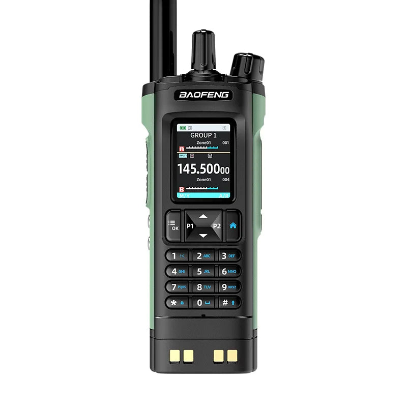 New Walkie Talkie DMR GPS 10W Program Multi Band Wireless Copy Frequency Type-C DM-32UV Ham 2 Way