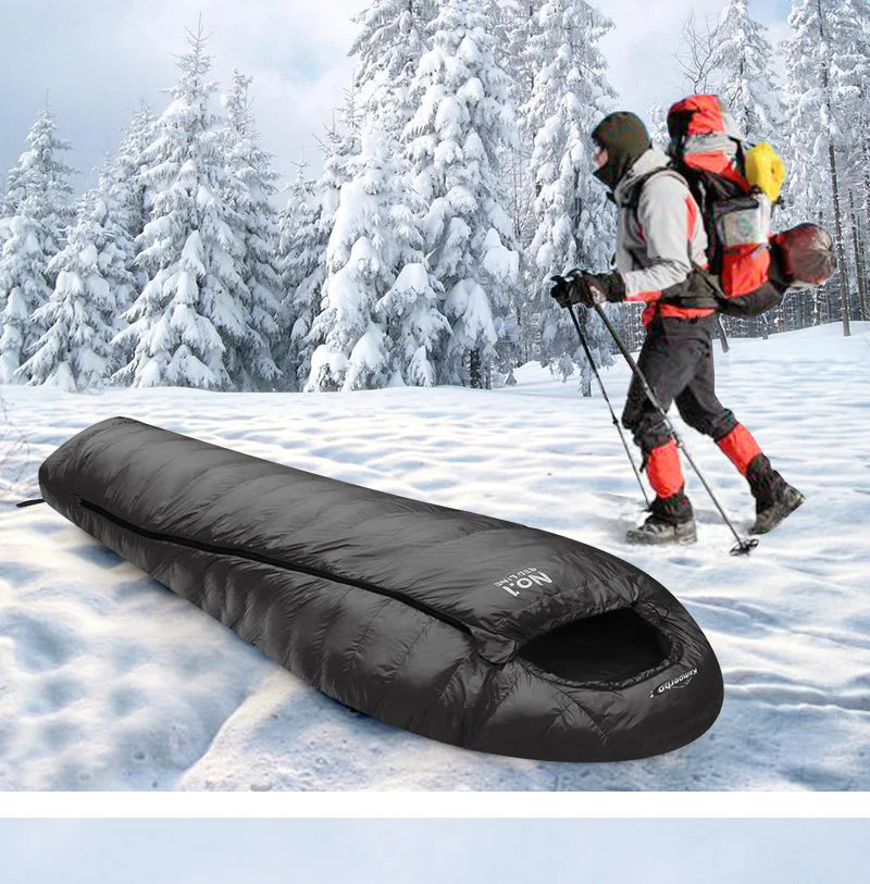 kamperbox Sleeping Bag Winter Sleeping Bag Ultralight Equipment CW1100 Washable