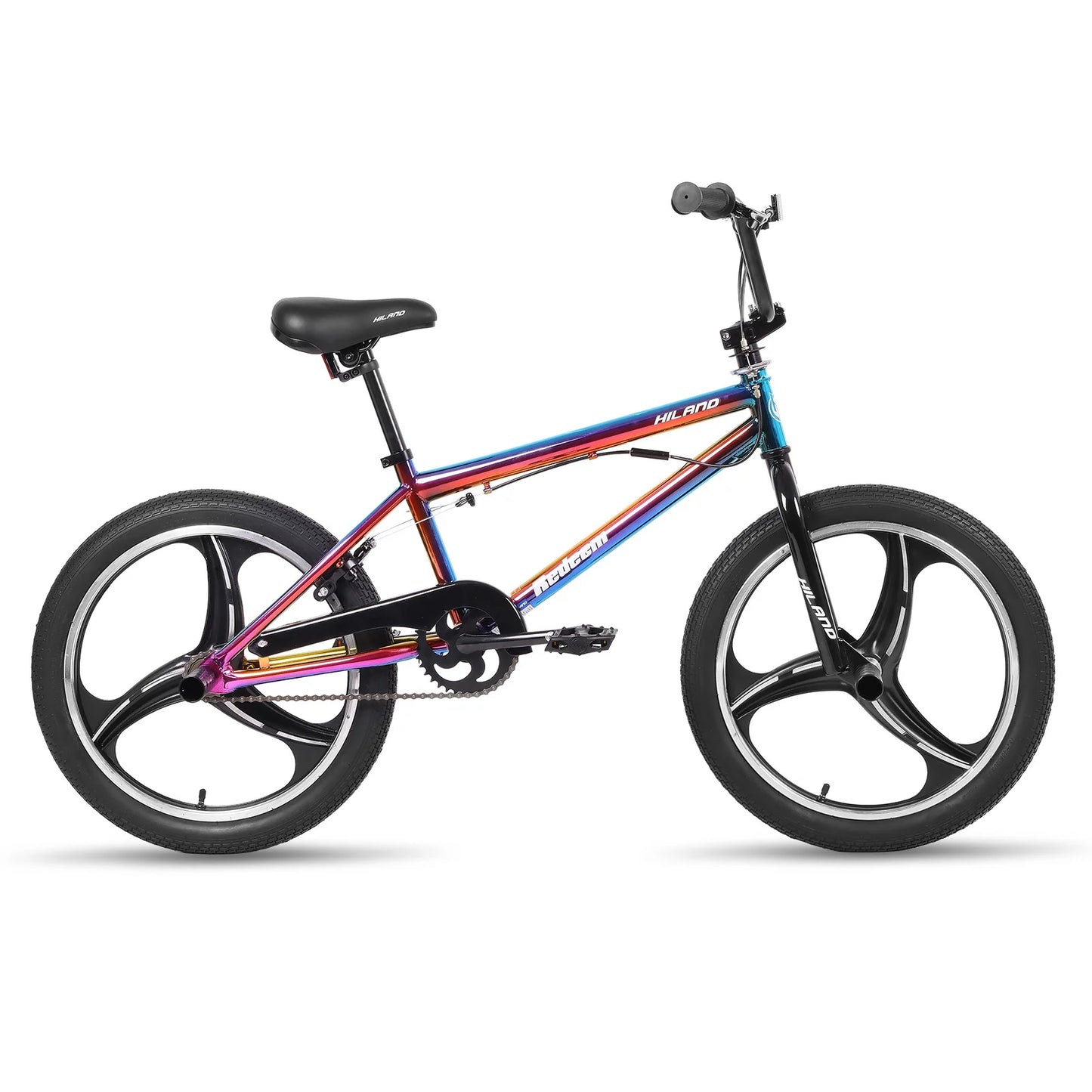 20 Inch Kids BMX Bike for Boys Girls Ages 5-12, 360 Degree Rotor Freestyle, 4 Pegs Single Speed