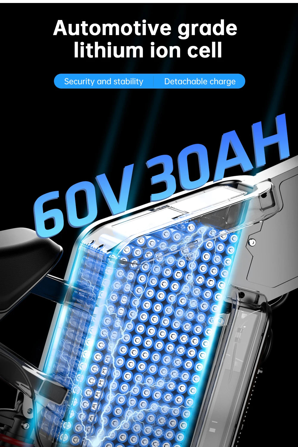 Max E-Motorcycles 3000W Brushless Gearless Motors 60V30AH Lithium Battery Speed 85Kmh Adult Off Road