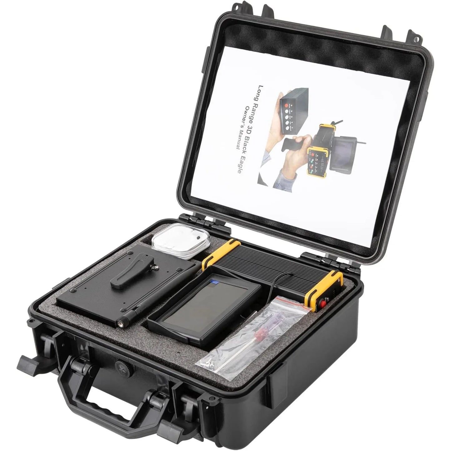 Professional Metal Detector w/ LCD Screen, Underground Silver Copper Diamond, Automatic 360° Search