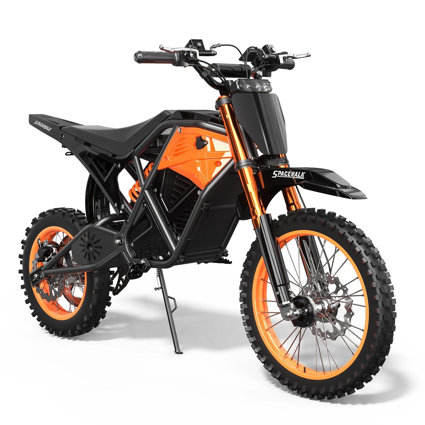 48V E-Dirt Bike, Adults, 3000W Peak Power,14"/12" Fat Tire, 37.5MPH 60 Miles Range