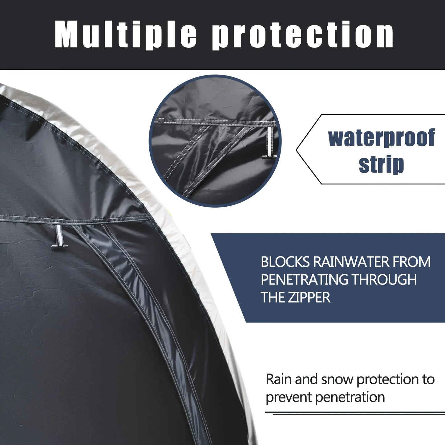 Outdoor Storage Bicycle Shelds,Foldable Portable, Waterproof Foldable Bicycle Protective Gear
