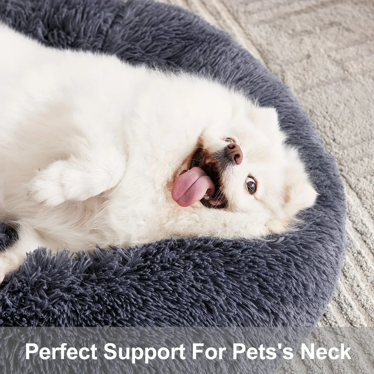 40-120cm Round Plush Dog /Pet Sleeping Bed Cushion Soft
