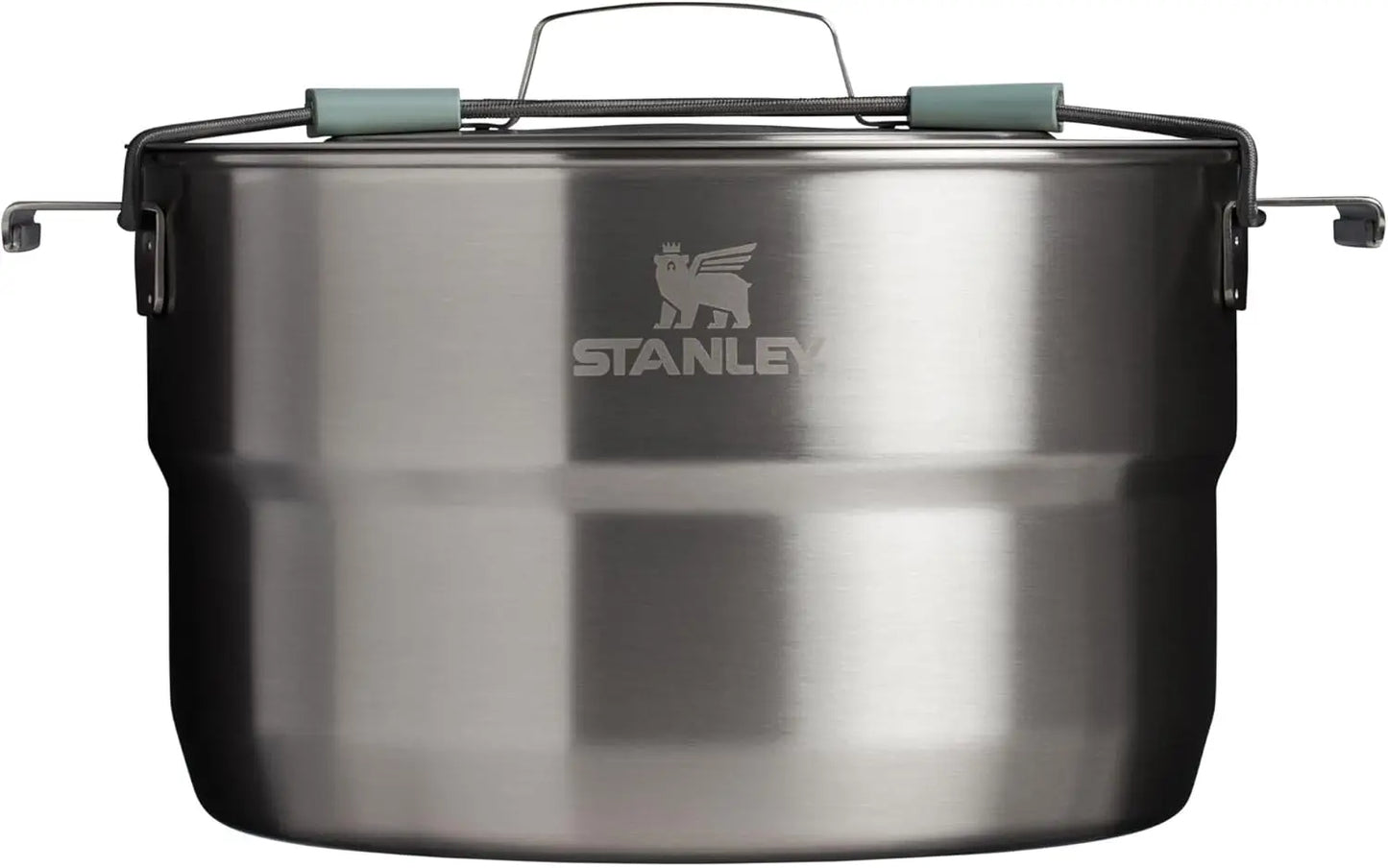 26-Piece Stainless Steel Cookset | 4 qt Pot & Lid, Fold & Lock Handle | Camping Essentials