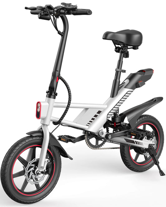 14" Ebike 450W Electric Bike,Adults, 18.6MPH 3 Riding Modes Mini , 36V 10AH Battery UL2849