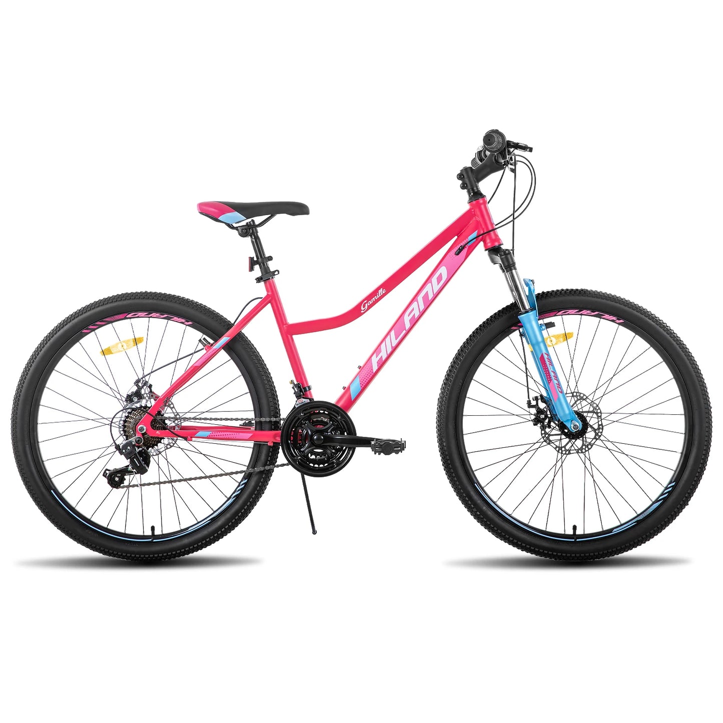 26 Inch Womens Mountain Bike, Step-Through Frame,Shimano 21 Speeds,Suspension Fork MTB Adult