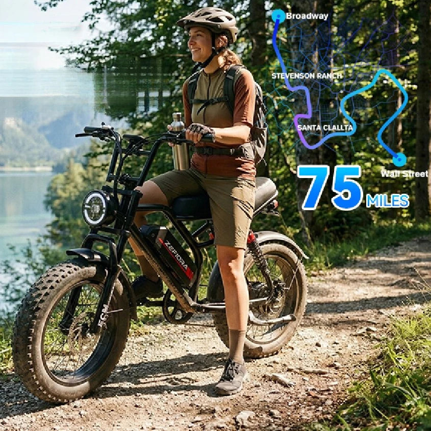 2000w 50kmh E-Bike,14 20 Inch Capable Of Climbing 45° Slopes 48v 10ah 15ah 17.5ah 20ah Battery