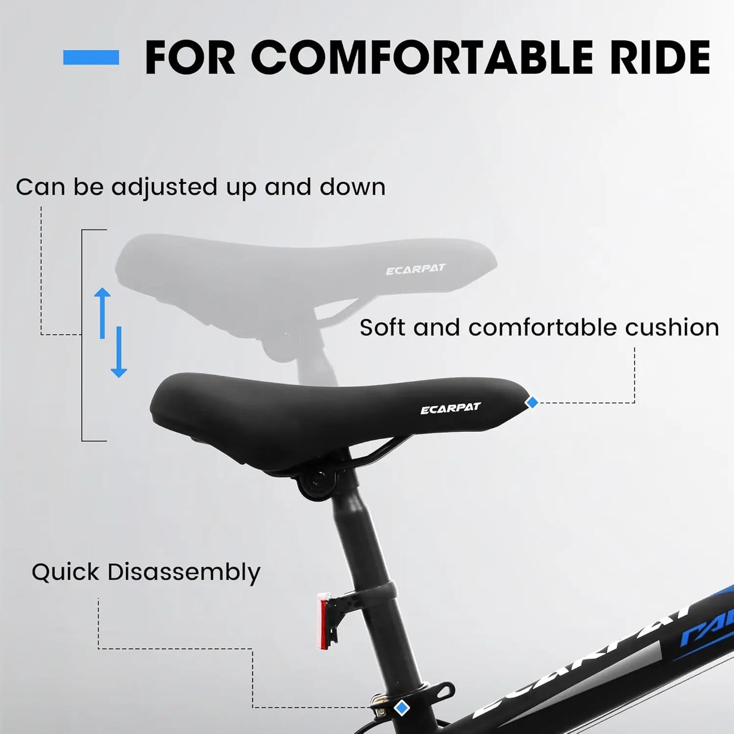 20 inch Kids Mountain Bike -7-15 Years Old, Girls Boys  Front Suspension, Customized