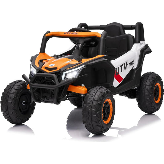 12V Kids Ride On UTV Truck,Remote Control,4WD/2WD Switchable,E- Vehicle, 4 Spring Suspensi,Ages 3-8