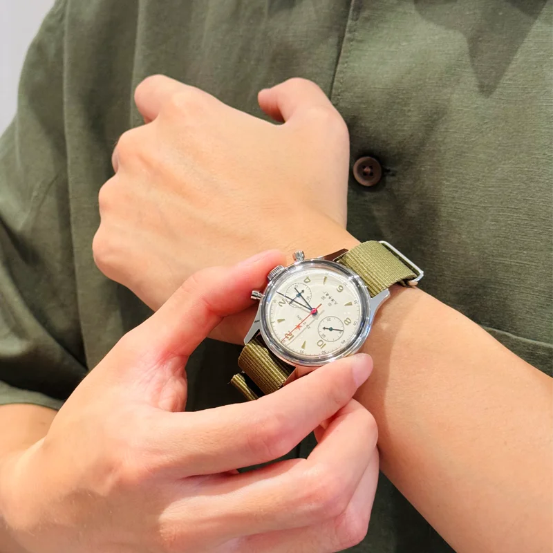 Seagull 1963 International Chronograph Manual Winding Mechanical Watches Original ST1901