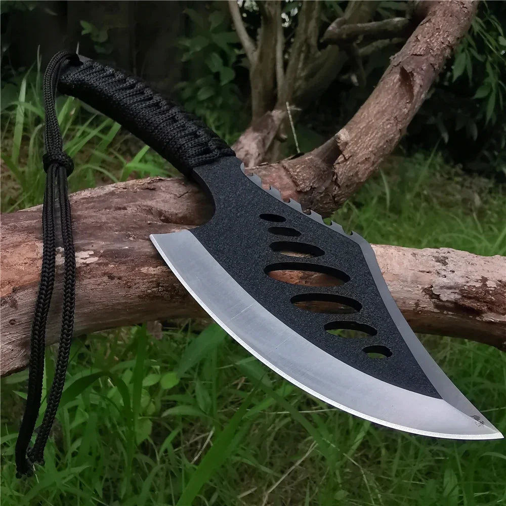 Compact Outdoor Tomahawk: Stainless Steel Blade, Non-Slip Handle, Jungle Machete & SurvivalTool
