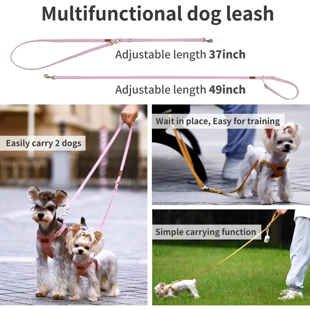 Adjust No Pull XXS Puppy Harness Soft Escape Proof Multifunctional Dog Leash Lightweight Breathable