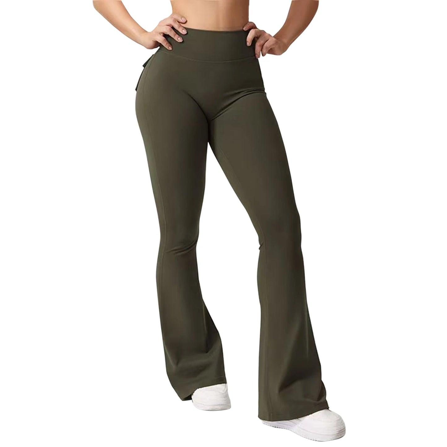 Women s High Waist Yoga Leggings, Pockets Tummy Control Workout Running Stretchy Booty Leggings