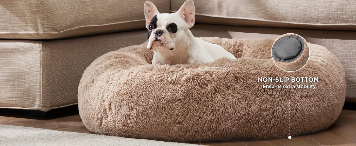40-120cm Round Plush Dog /Pet Sleeping Bed Cushion Soft