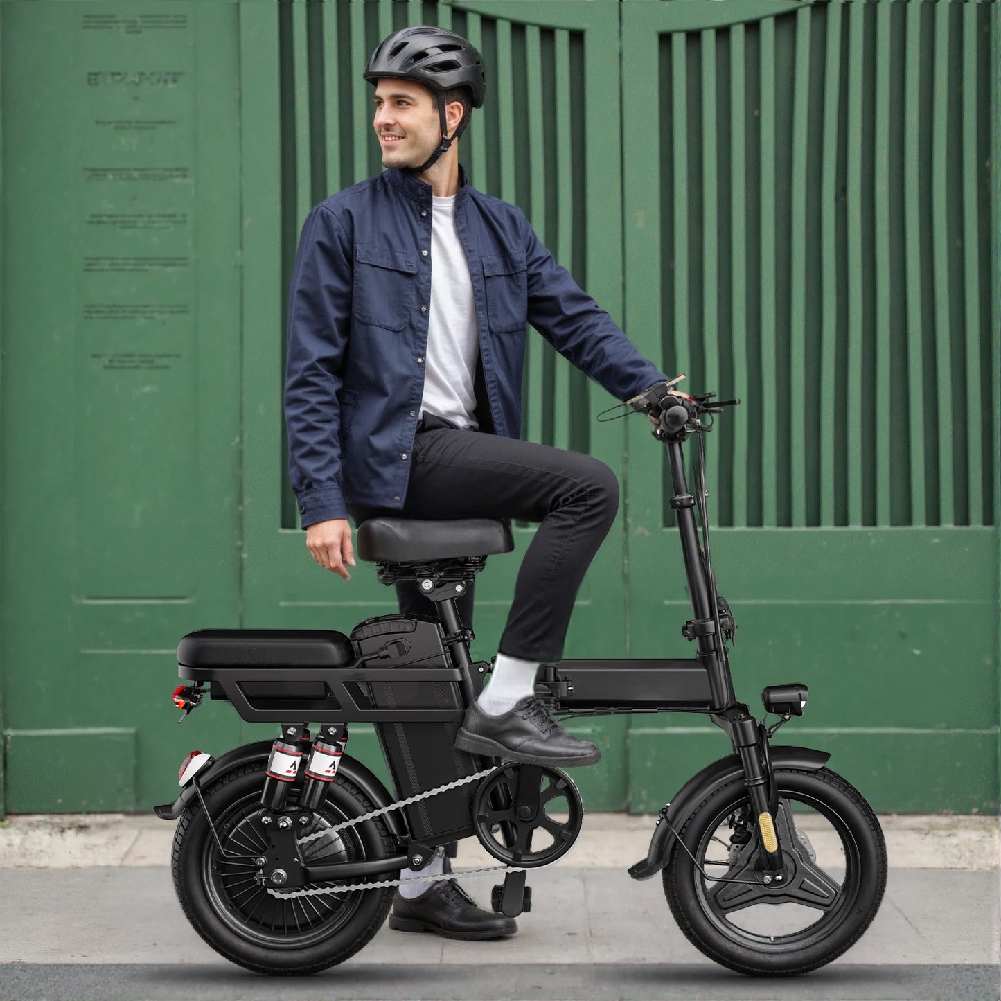 Electric Bike, Adults, Folding Electric Bike, 500W Peak Motor, 14" Tire, 48V 20AH/15AH/10Ah Battery