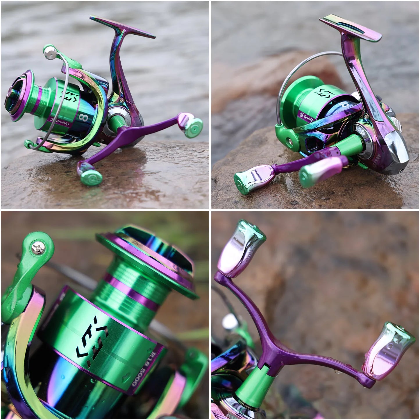 Spinning Fishing Reel 1000-4000 Metal Spool Saltwater Max Drag 10kg Fishing Carp Reel Fishing Tools