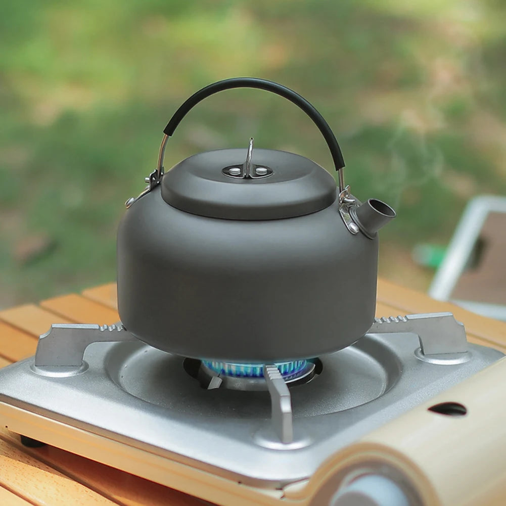 0.8L/1.4L Camping Tea Coffee Pot Portable Lightweight  Large Capacity Hiking Backpacking