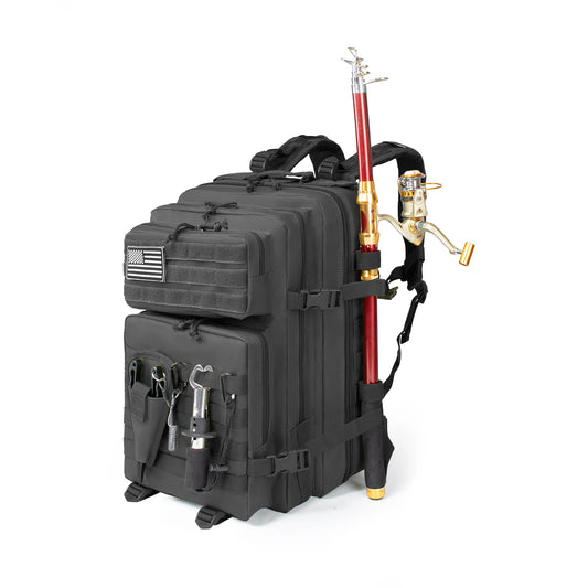 45L Fishing Hunting Bag Tactical Backpack Men's Travel Large Capacity Rucksacks Men Waterproof