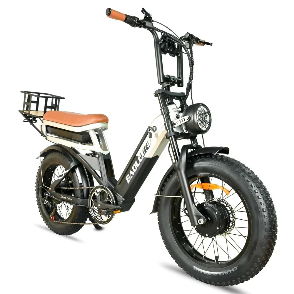 Electric bicycle  2000W  48V 30AH battery adult 20-inch tire Multi functional all terrain E-bike