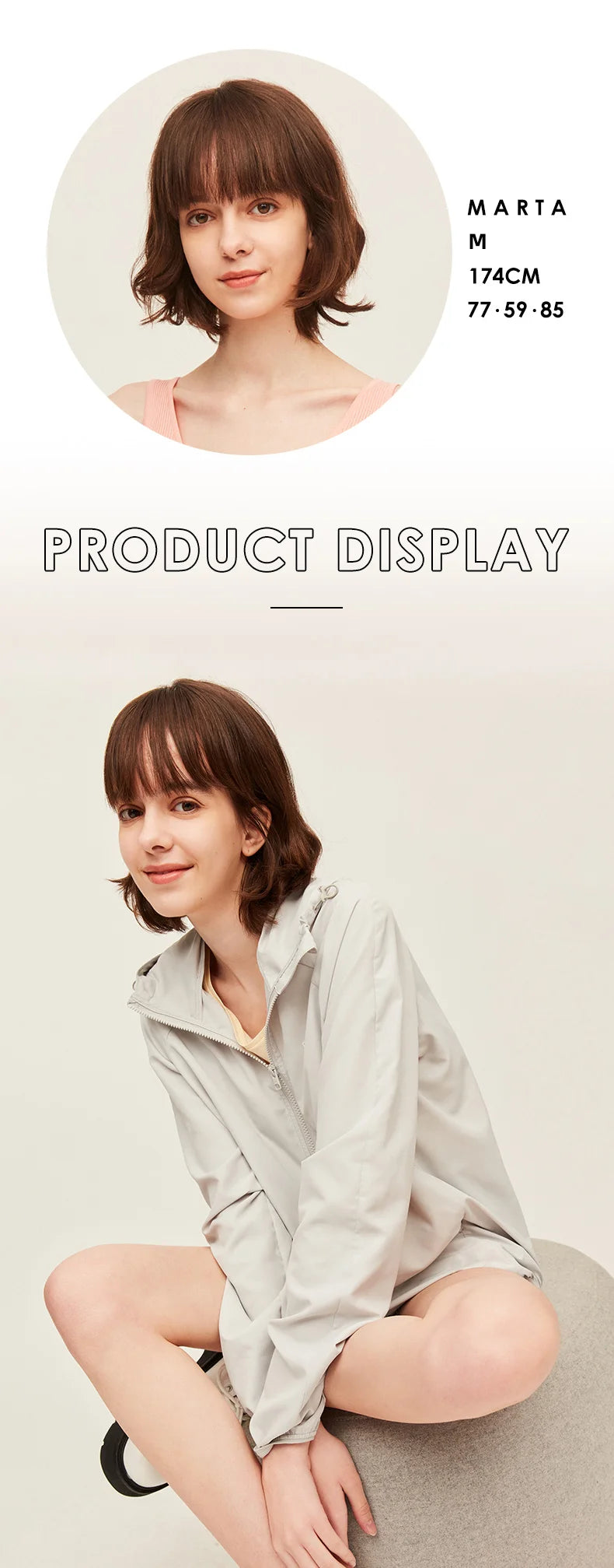 Sunscreen Jackets Women UV Protection Clothing UPF50+ Hoodie Breathable Coats, Running Cycling