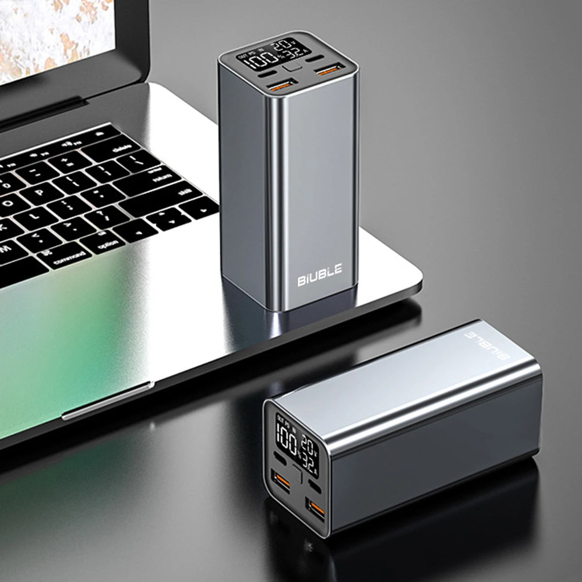 65W Mobile Power Bank 30000mAh Type-C Plug Fast Charging FCP SCP,Portable External Charge phones