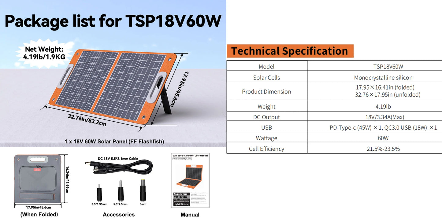 151Wh Solar Generator AC 200W Power Station,18V 50W Foldable Solar Panel Battery Complete Kit