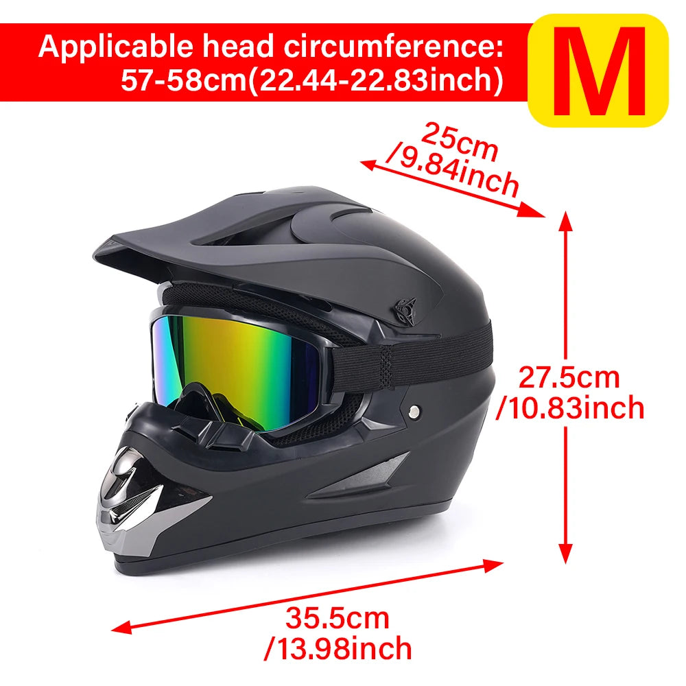 Motorcycle Full Face Helmet Men Women Fashion with Dual Lens racing full face helmet motorcycles
