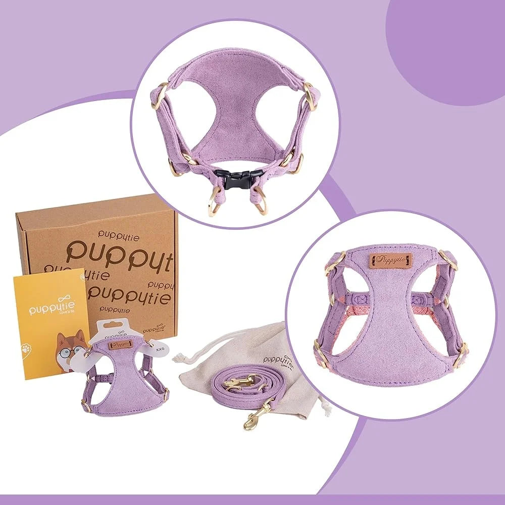 Adjust No Pull XXS Puppy Harness Soft Escape Proof Multifunctional Dog Leash Lightweight Breathable