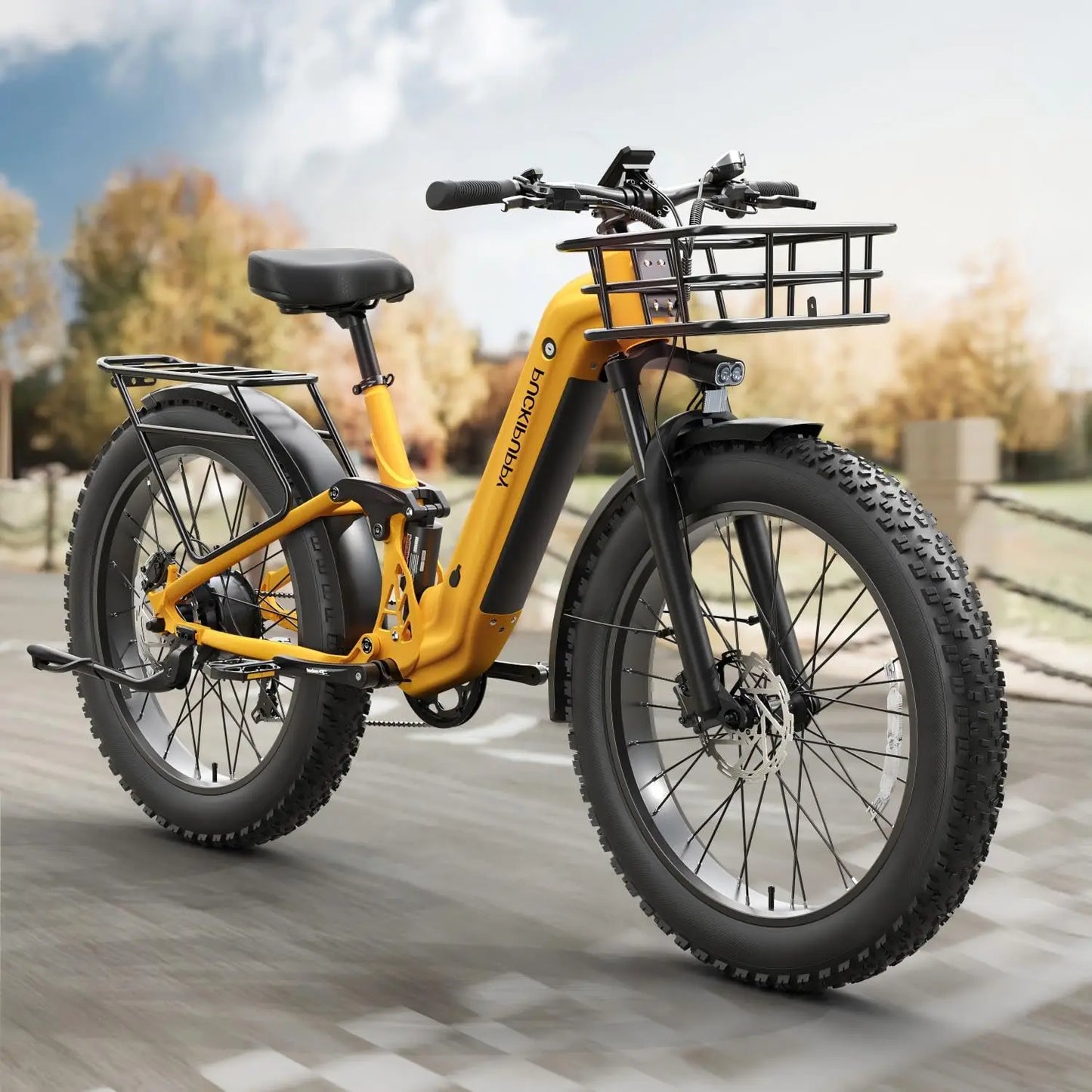 Boxer-ST E-Bike 960W 48V 20AH  26" x 4" Fat Tire Full Suspension Ebike with 2-Year Warranty