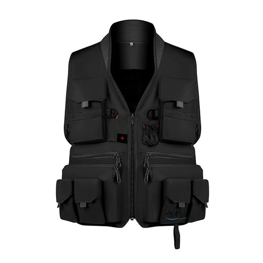 Fishing Vest Multi Pockets Breathable Mesh Outdoor Sports Summer Boating Jackets