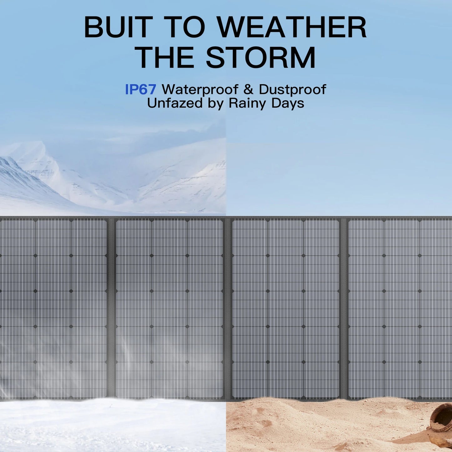 MHPOWOS 400W fold/Portable Solar Panel 31 V Charger,7 in 1 Solar Cable, Camp , Outdoor, Powerstation