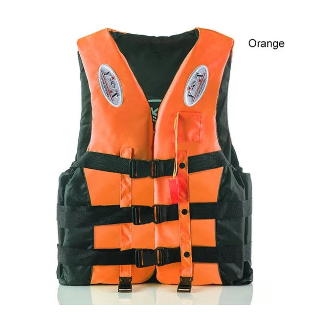 Adult Children Life Jacket High Quality Safety Vest Polyester Swimming Boating Surfing Sailing