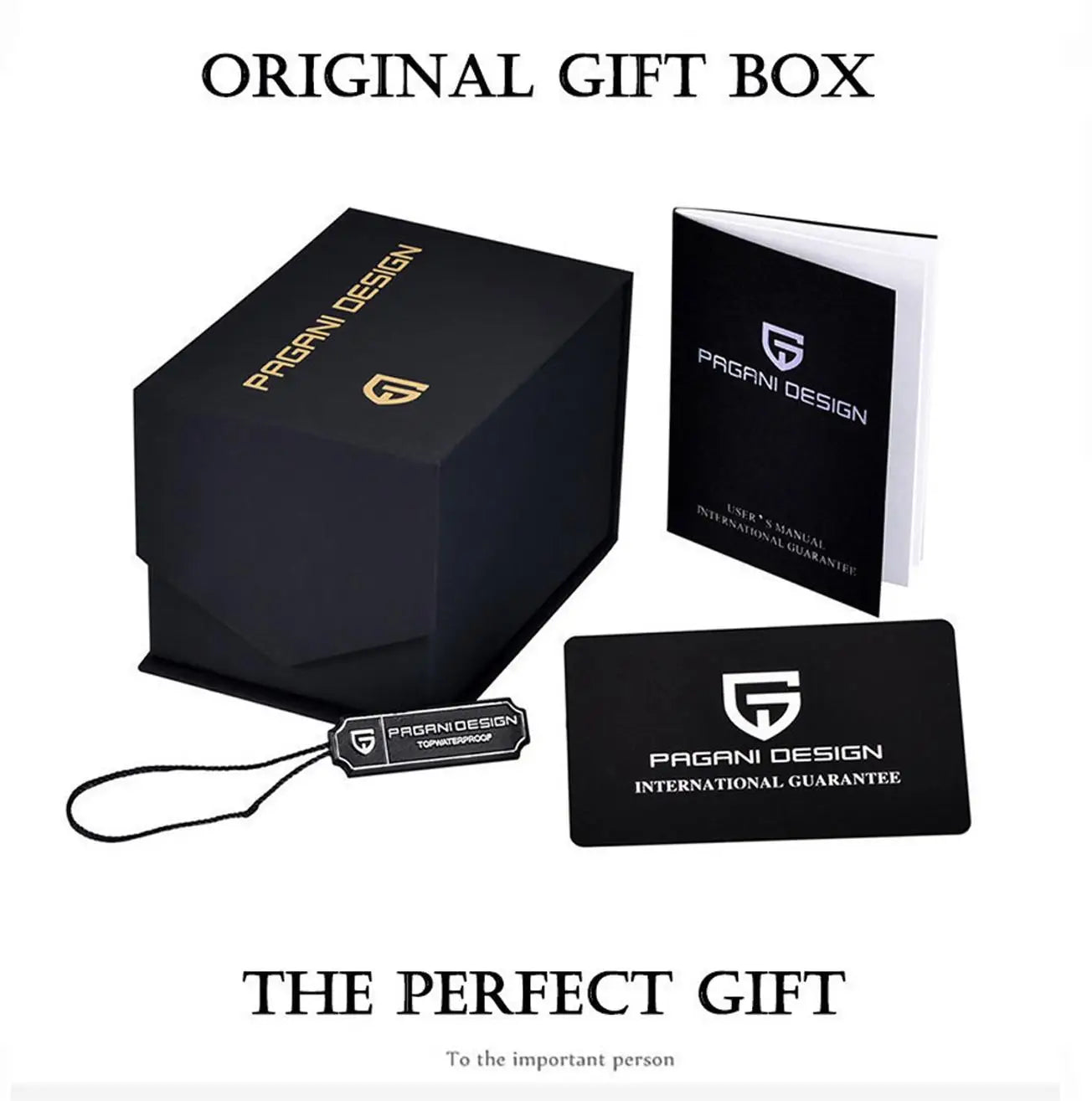 PAGANI Men's Mechanical Watch - Sapphire Crystal, Stainless Steel, Waterproof Stylish Wristwatch