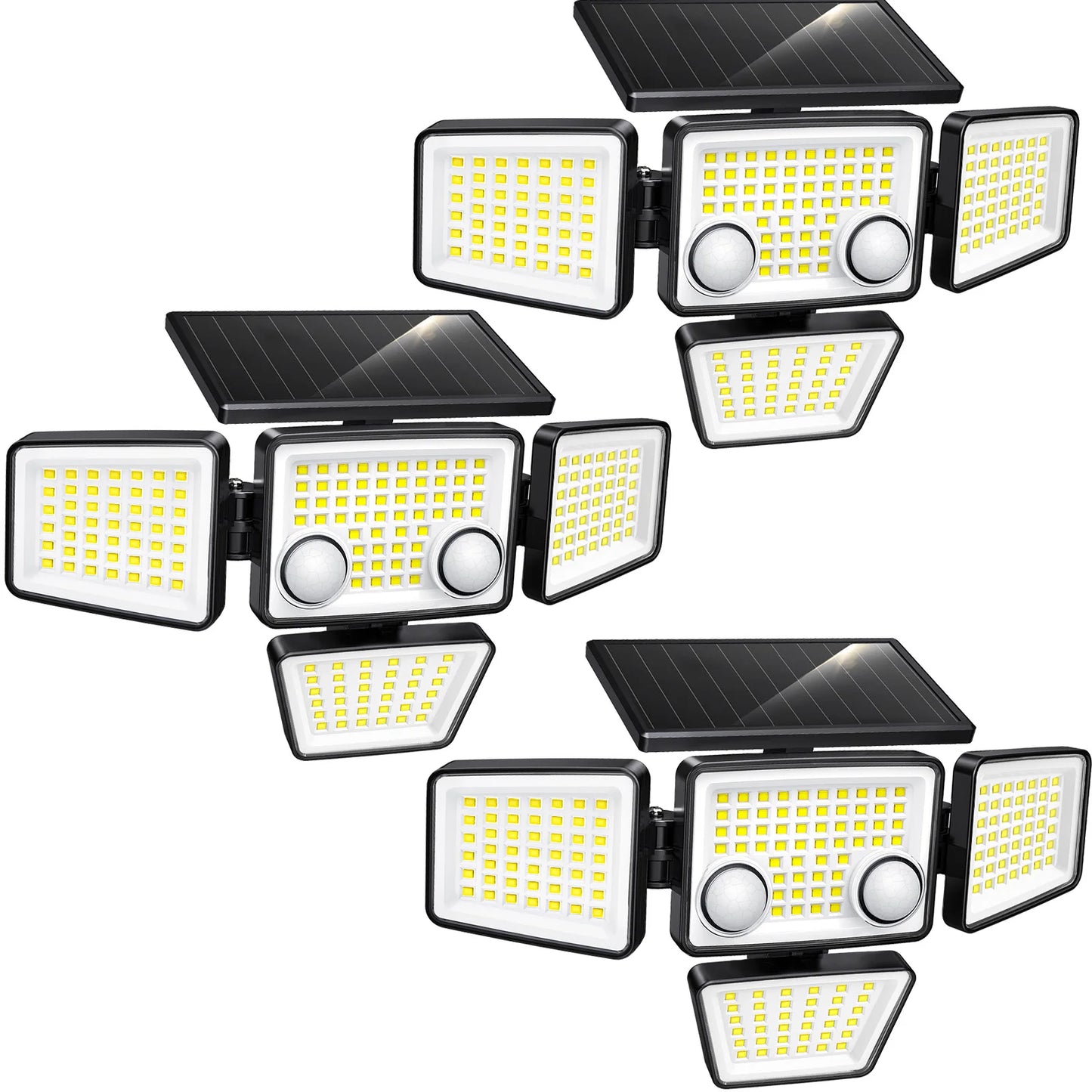 Solar Outdoor Lights - 3000LM 188 LED Motion Sensor Lights Security Lights for Backyard Patio