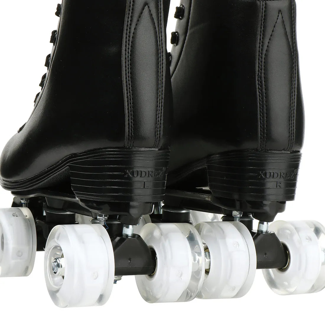 Hot Outdoor Skating Sport Shoes Double Row PU Leather Quad Sneakers Breathable Comfort 4 Wheels