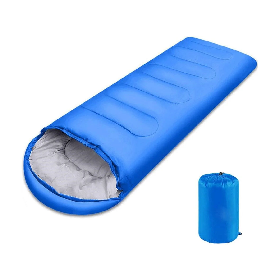 Envelope with Cap Sleeping Bag, Spring-Autumn Outdoor  Single Sleeping Bag 210*75CM 5-20 Degree