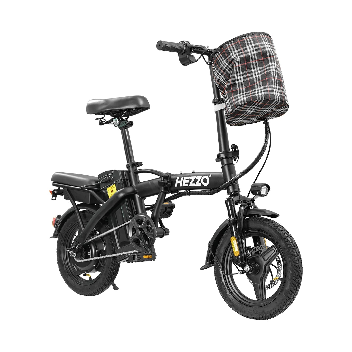 48V400W 10.4AH Foldable Electric Bike Child Dirt Bike E Bike Long Range With Basket Road Bikes