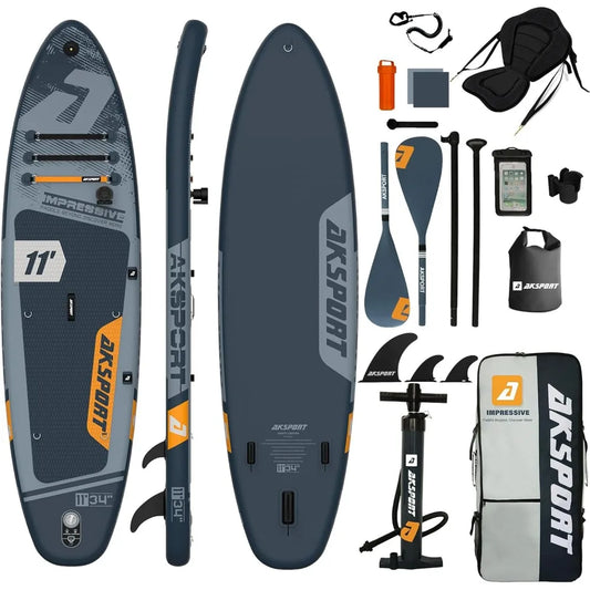 Popular Inflatable Stand Up Paddle Board, SUP with Acessories, Wide Stable Design, Non-Slip Deck